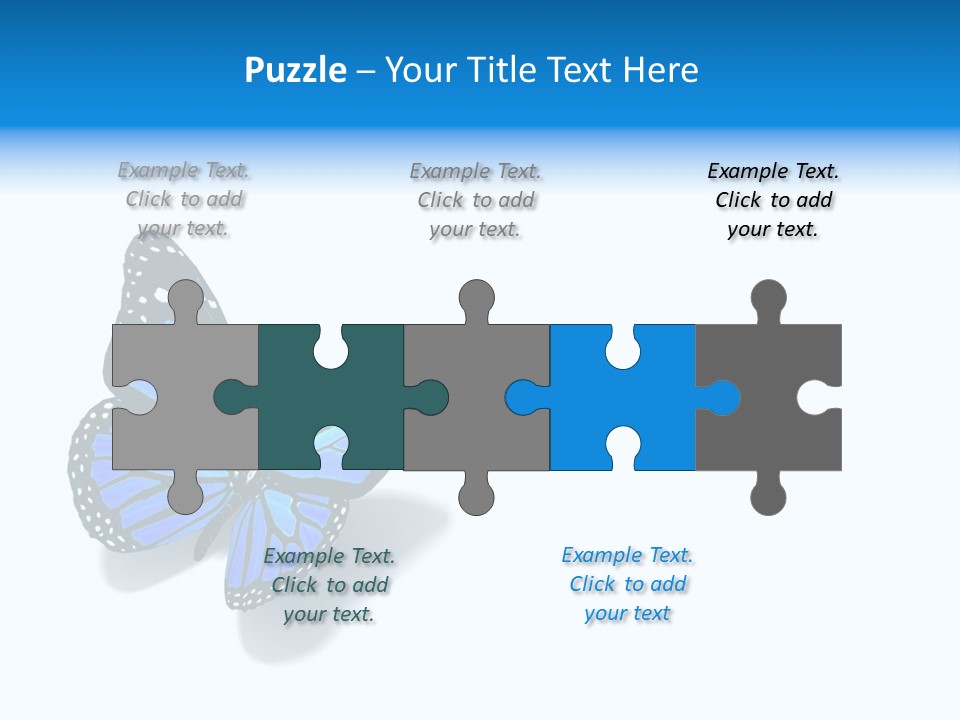 Large Spots Garden PowerPoint Template