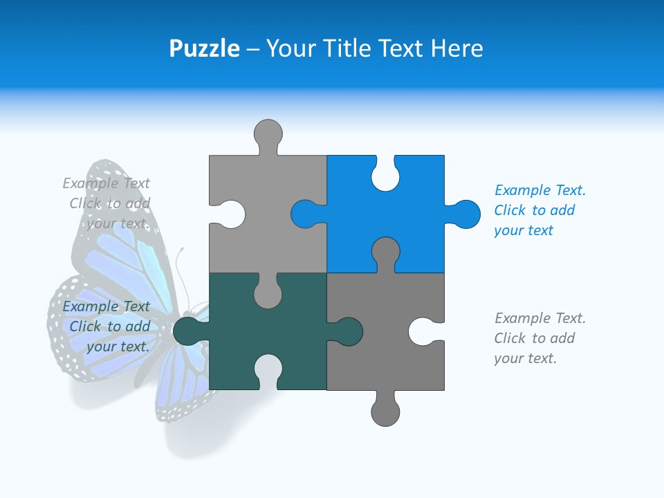 Large Spots Garden PowerPoint Template