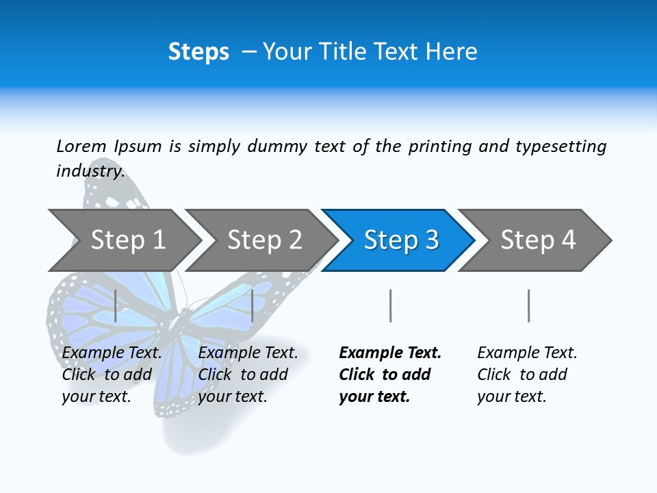 Large Spots Garden PowerPoint Template