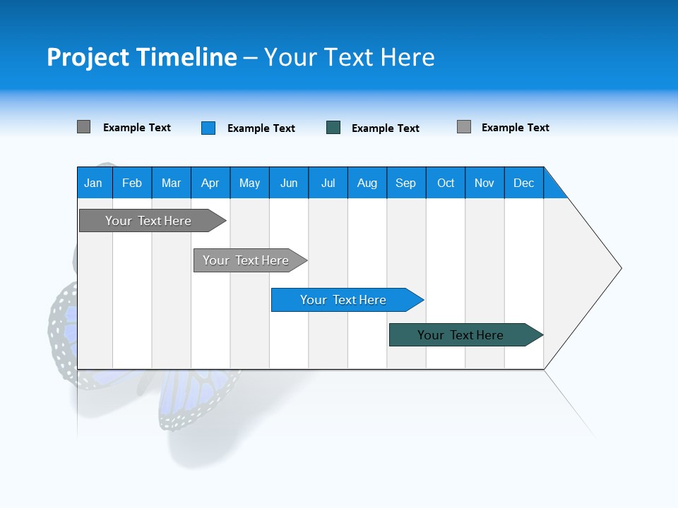 Large Spots Garden PowerPoint Template