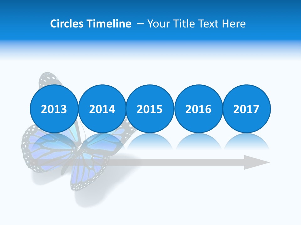 Large Spots Garden PowerPoint Template