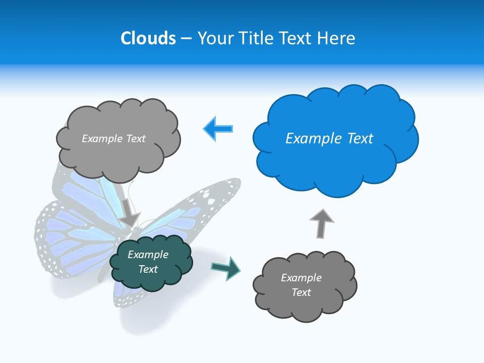 Large Spots Garden PowerPoint Template