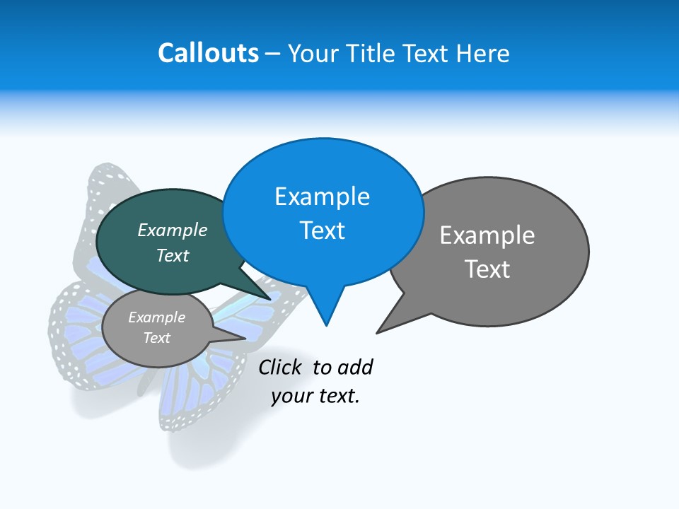 Large Spots Garden PowerPoint Template