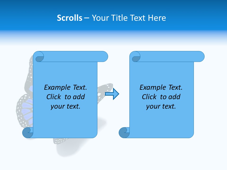 Large Spots Garden PowerPoint Template