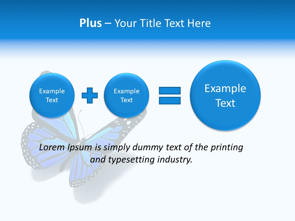 Large Spots Garden PowerPoint Template