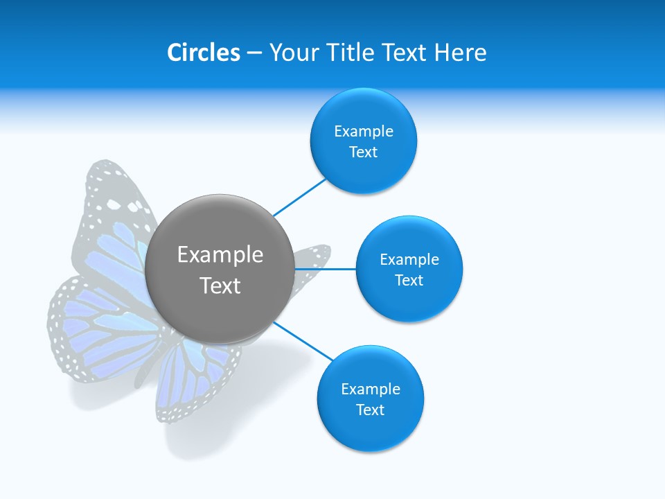 Large Spots Garden PowerPoint Template