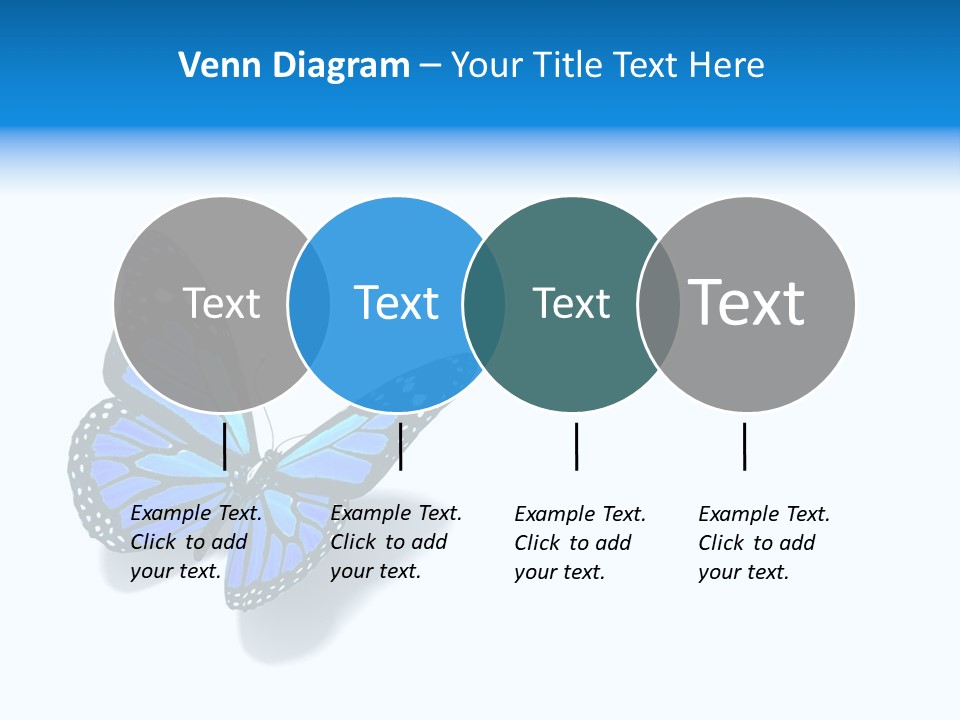 Large Spots Garden PowerPoint Template