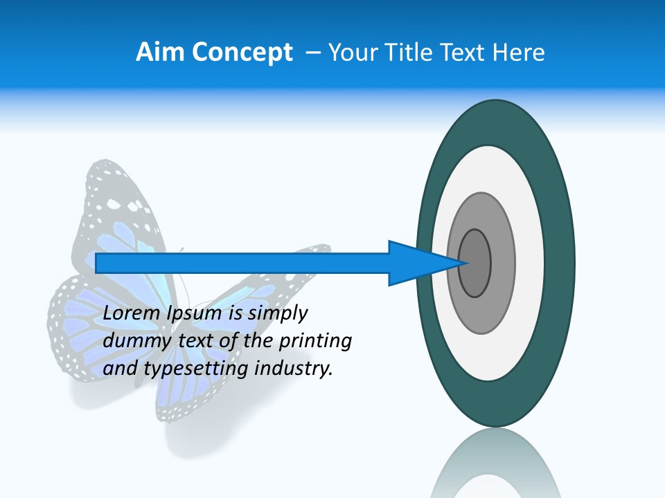 Large Spots Garden PowerPoint Template