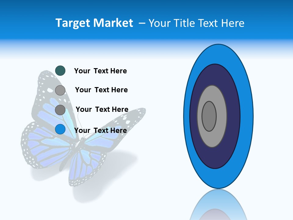 Large Spots Garden PowerPoint Template