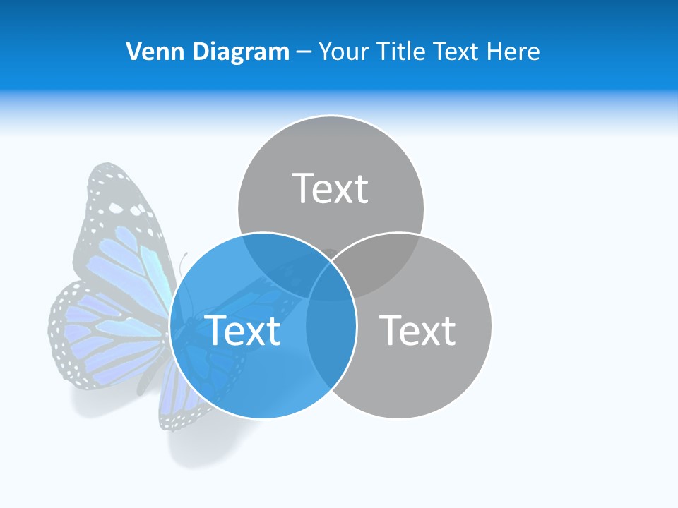 Large Spots Garden PowerPoint Template