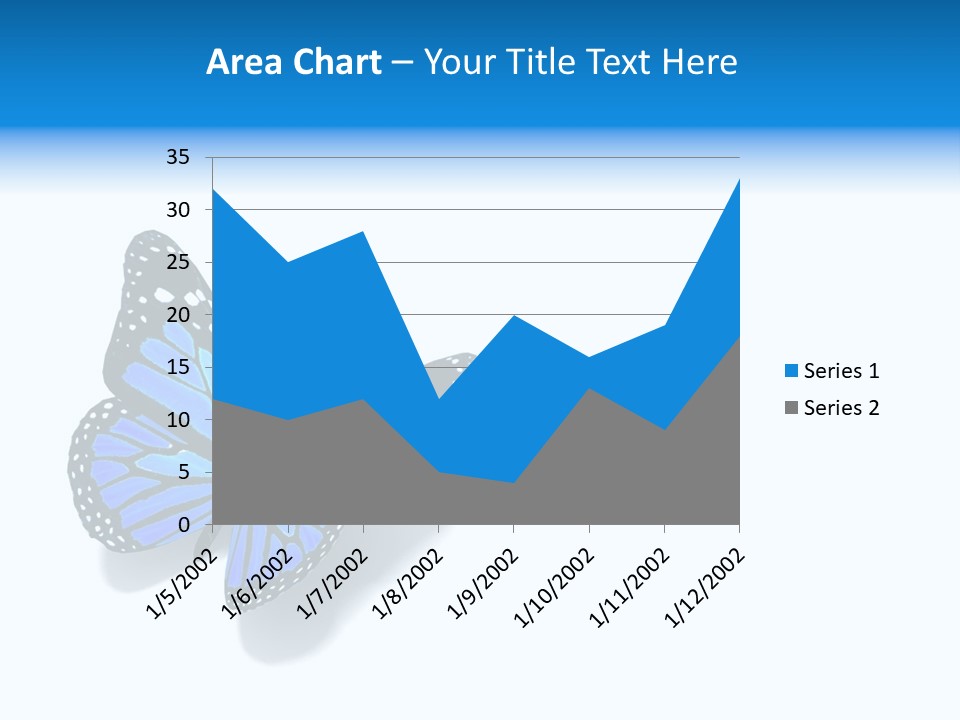 Large Spots Garden PowerPoint Template