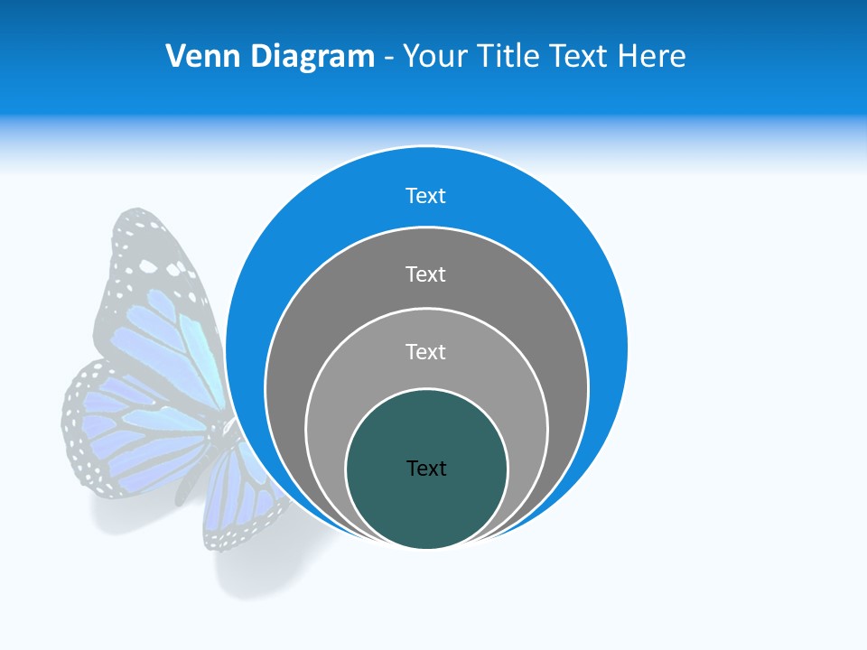 Large Spots Garden PowerPoint Template