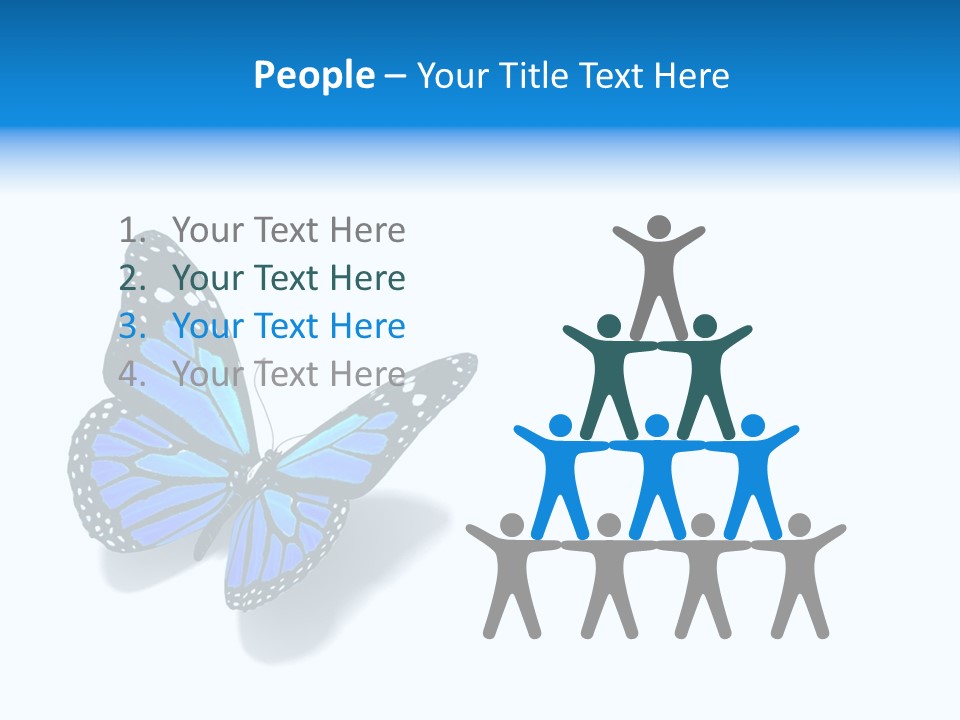 Large Spots Garden PowerPoint Template