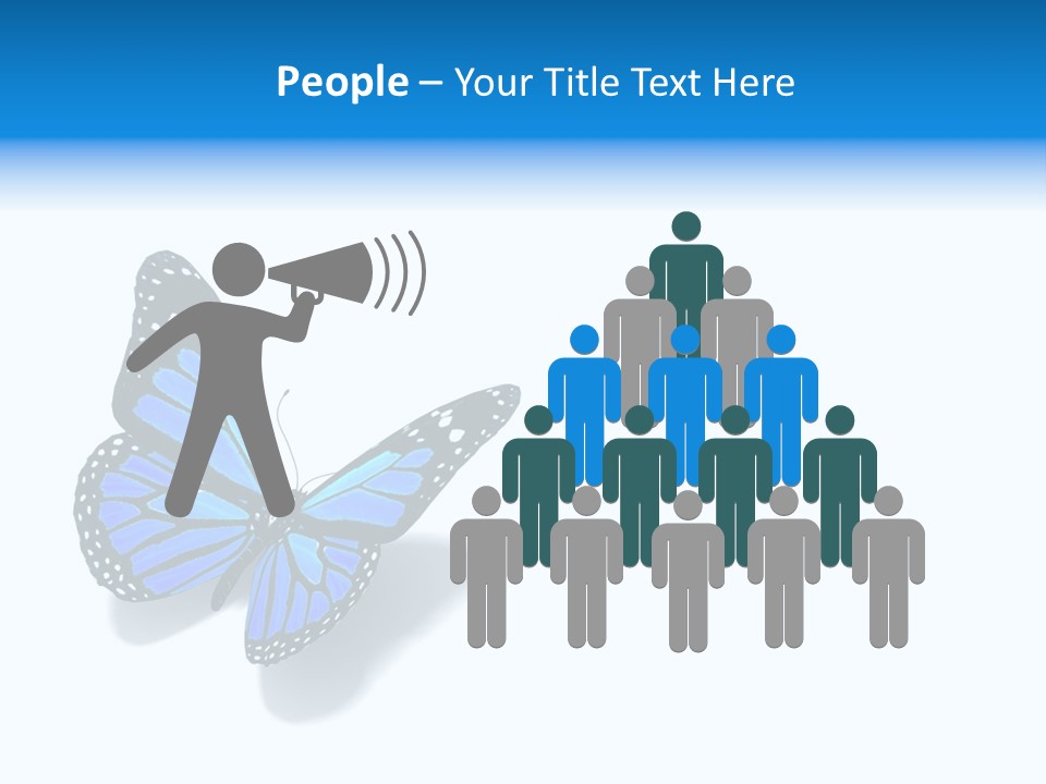 Large Spots Garden PowerPoint Template