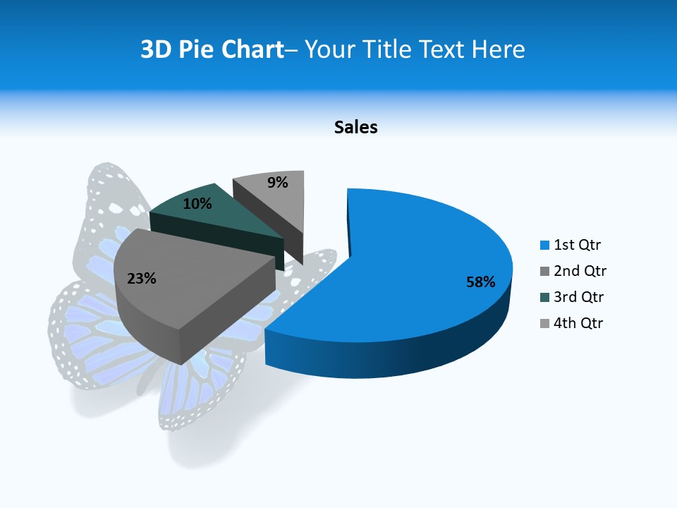 Large Spots Garden PowerPoint Template