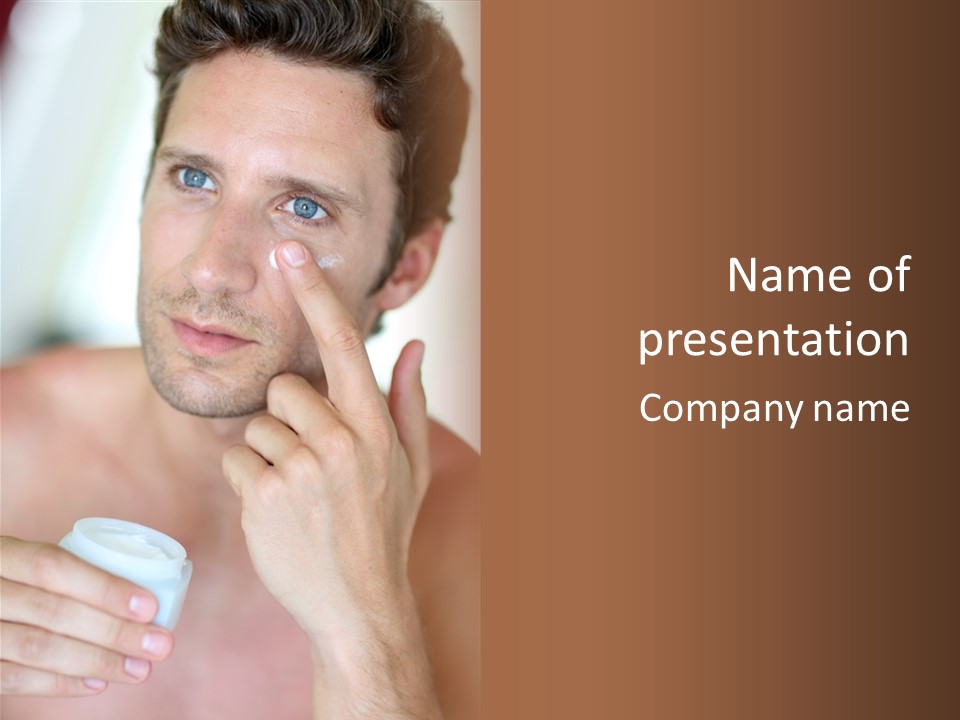 Portrait Years Old Skincare PowerPoint Template