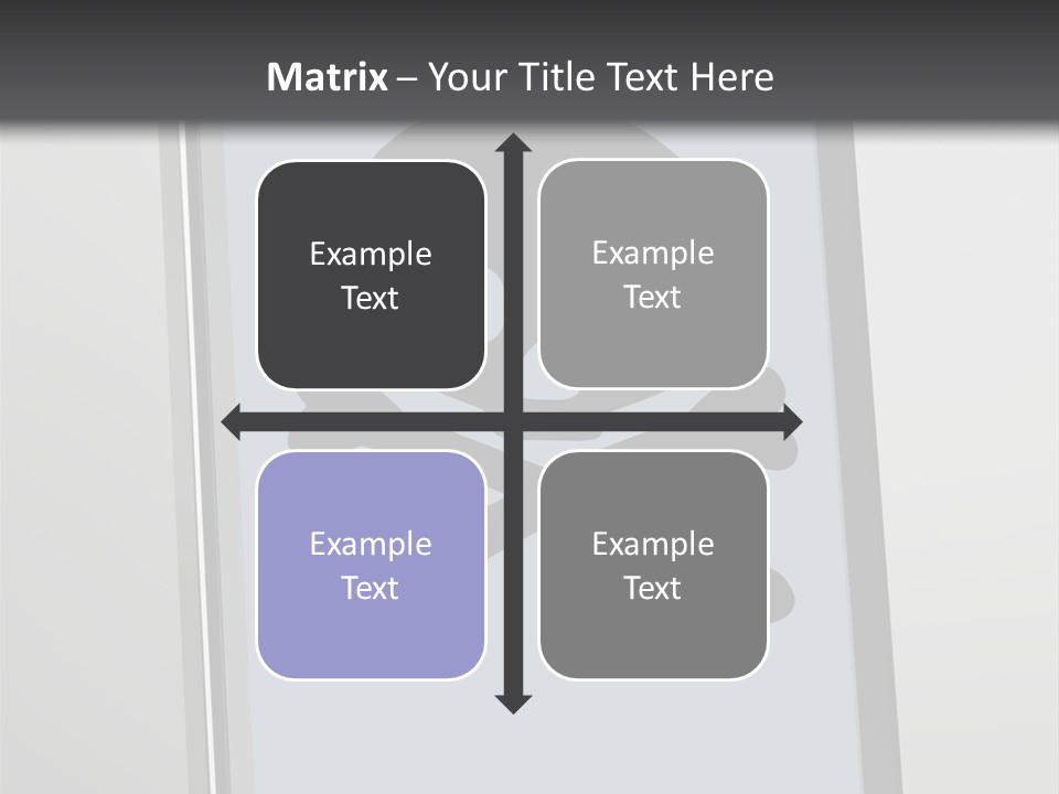 Caution Skull Bones PowerPoint Template