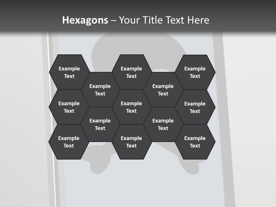 Caution Skull Bones PowerPoint Template