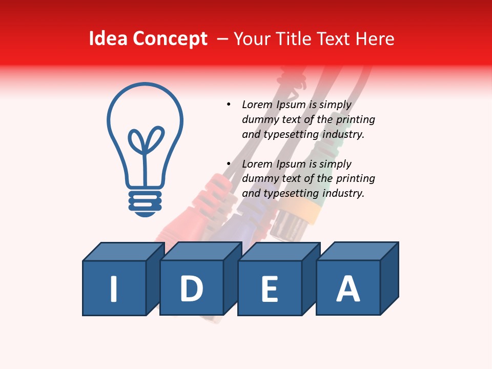 Stereo Over Digital PowerPoint Template