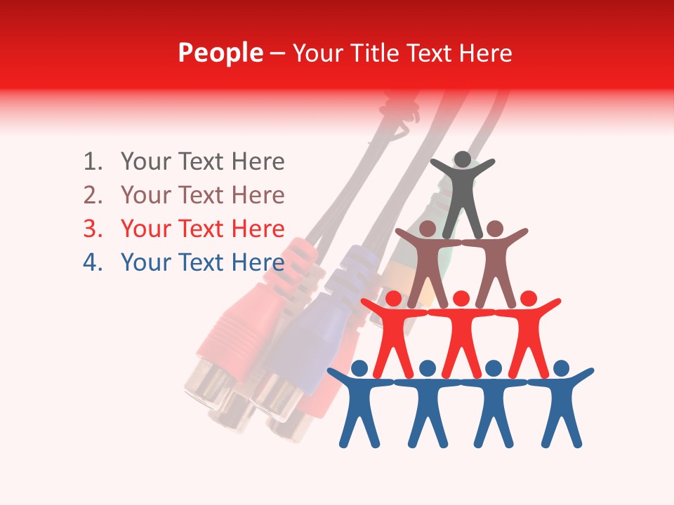 Stereo Over Digital PowerPoint Template