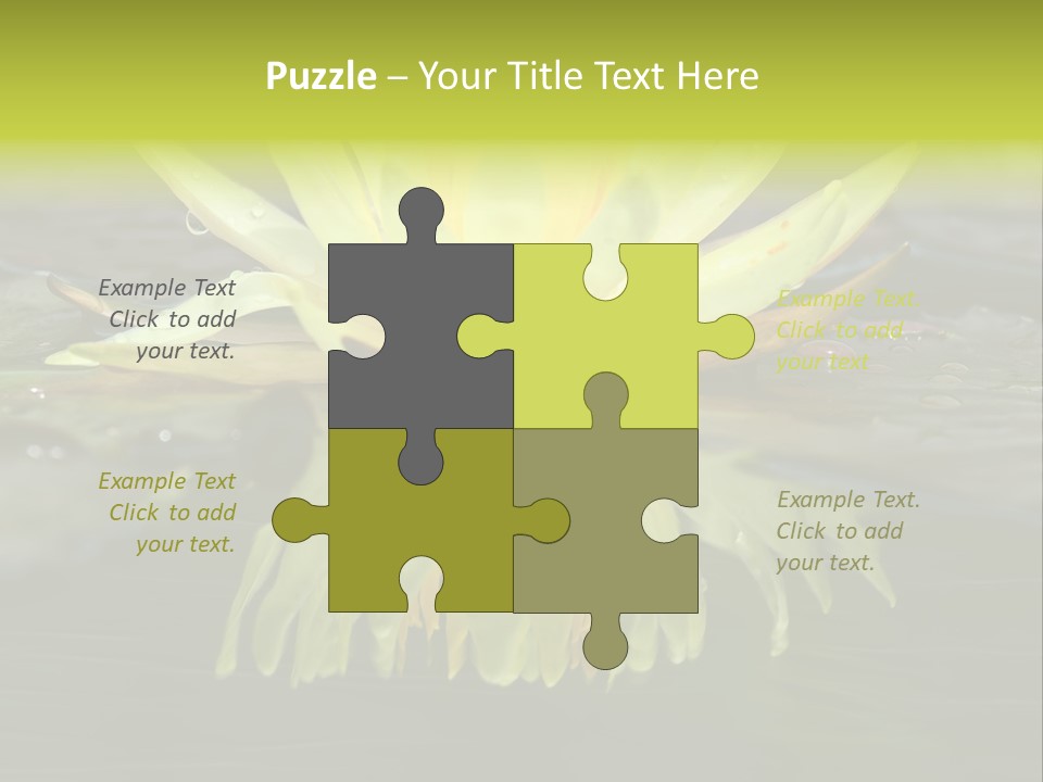 Pink Garden Floral PowerPoint Template