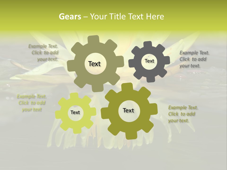 Pink Garden Floral PowerPoint Template