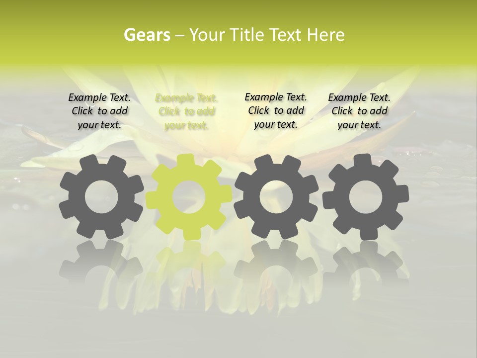 Pink Garden Floral PowerPoint Template