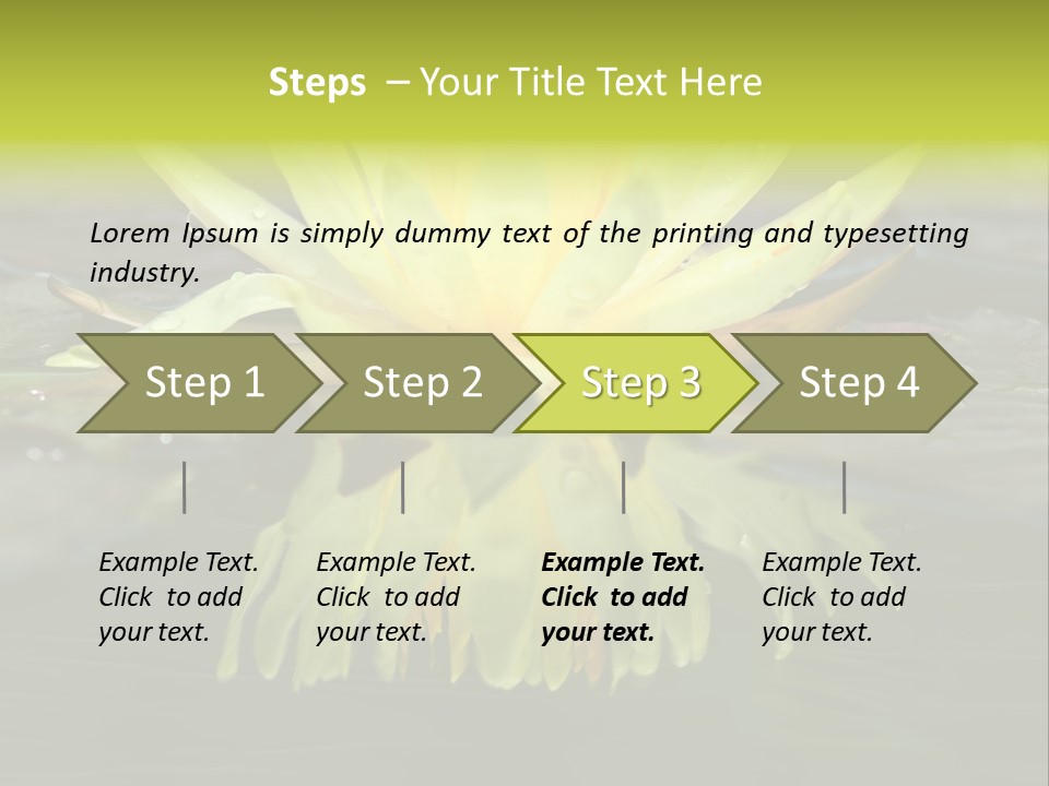 Pink Garden Floral PowerPoint Template