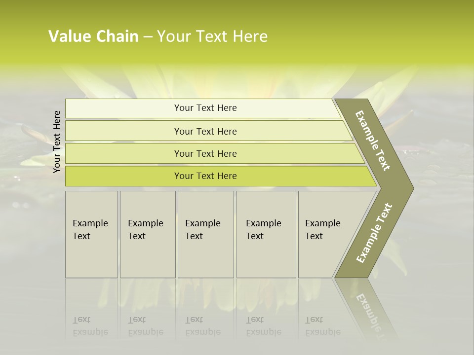 Pink Garden Floral PowerPoint Template