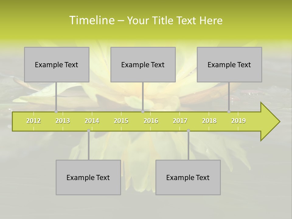 Pink Garden Floral PowerPoint Template