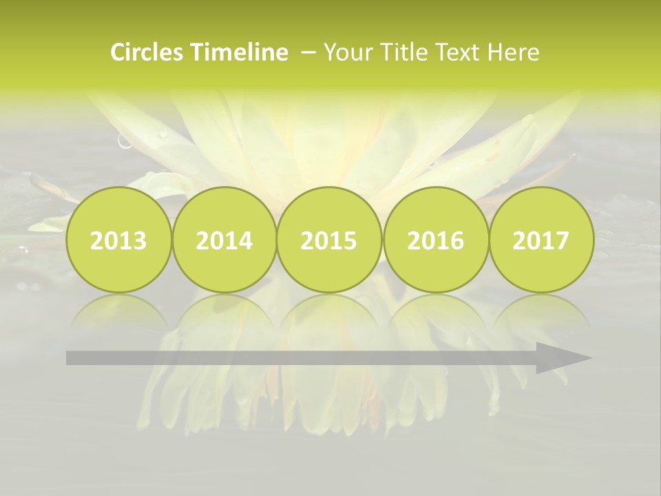 Pink Garden Floral PowerPoint Template