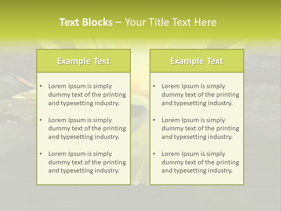 Pink Garden Floral PowerPoint Template
