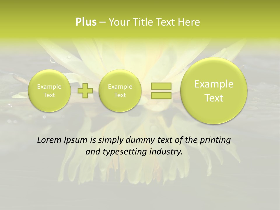 Pink Garden Floral PowerPoint Template