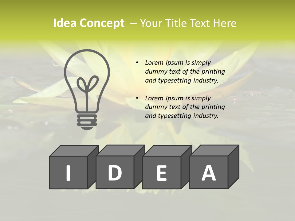 Pink Garden Floral PowerPoint Template