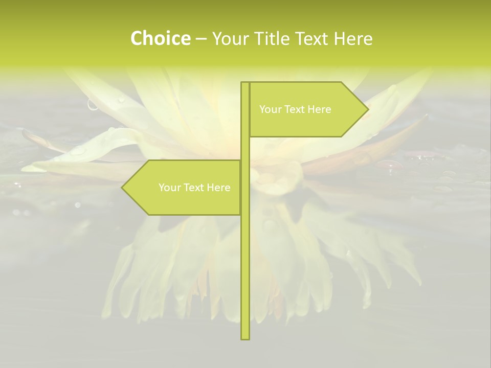 Pink Garden Floral PowerPoint Template