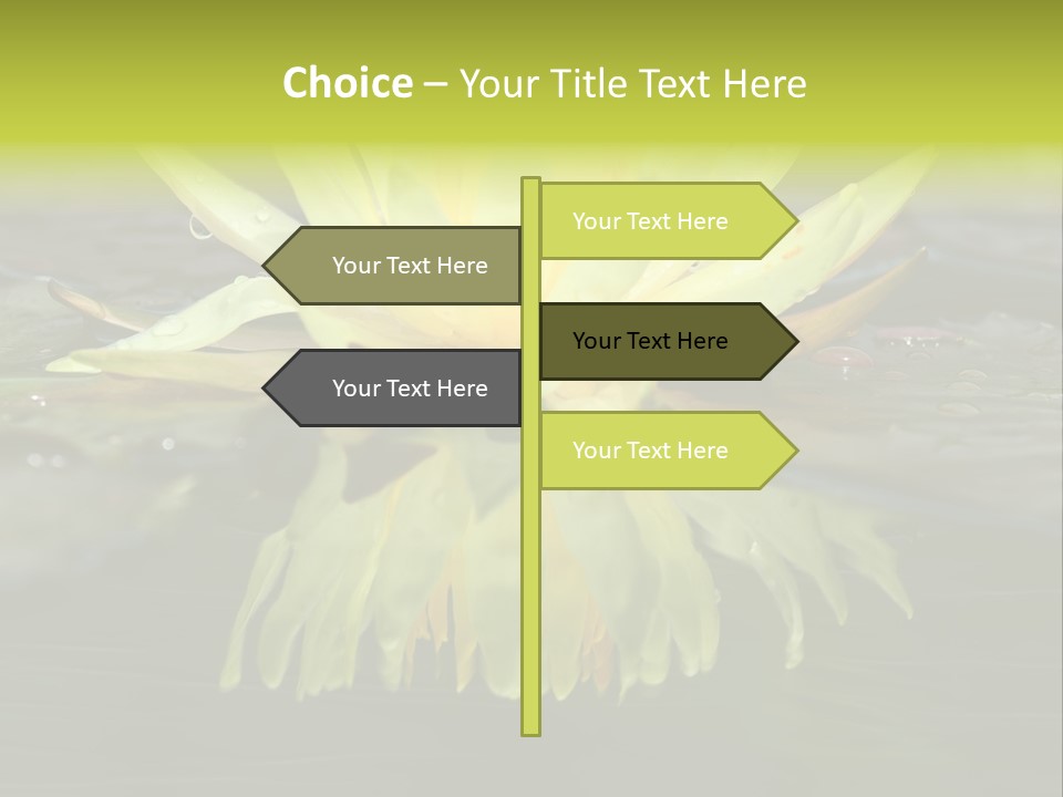 Pink Garden Floral PowerPoint Template