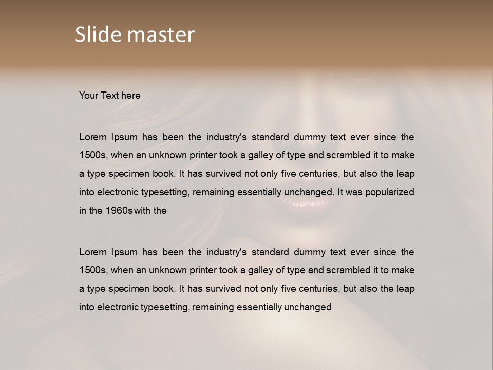 Face Y Natural PowerPoint Template