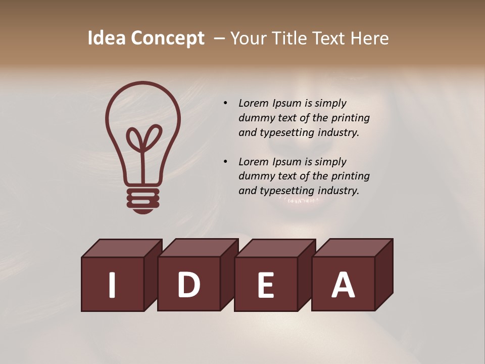 Face Y Natural PowerPoint Template