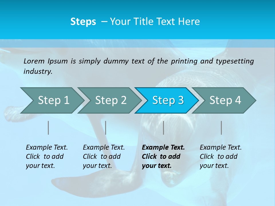 Underwater Beautiful Marine Life PowerPoint Template