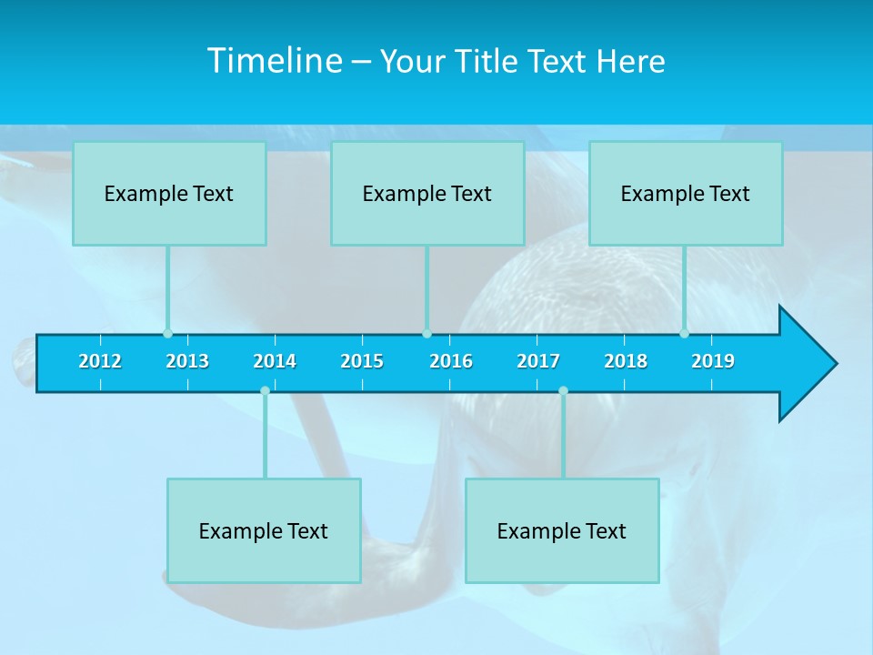 Underwater Beautiful Marine Life PowerPoint Template