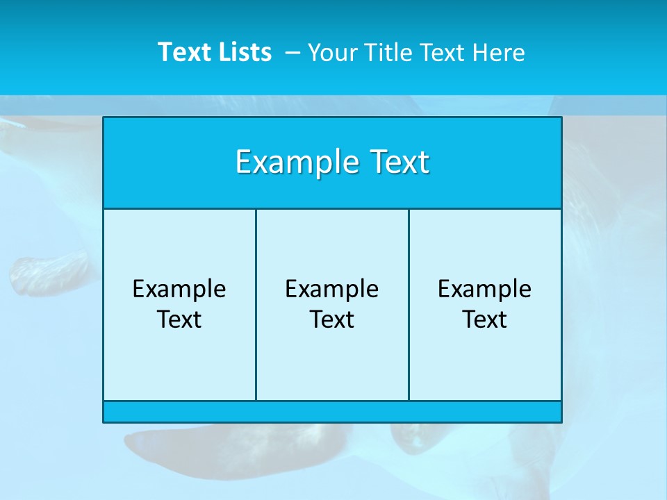 Underwater Beautiful Marine Life PowerPoint Template