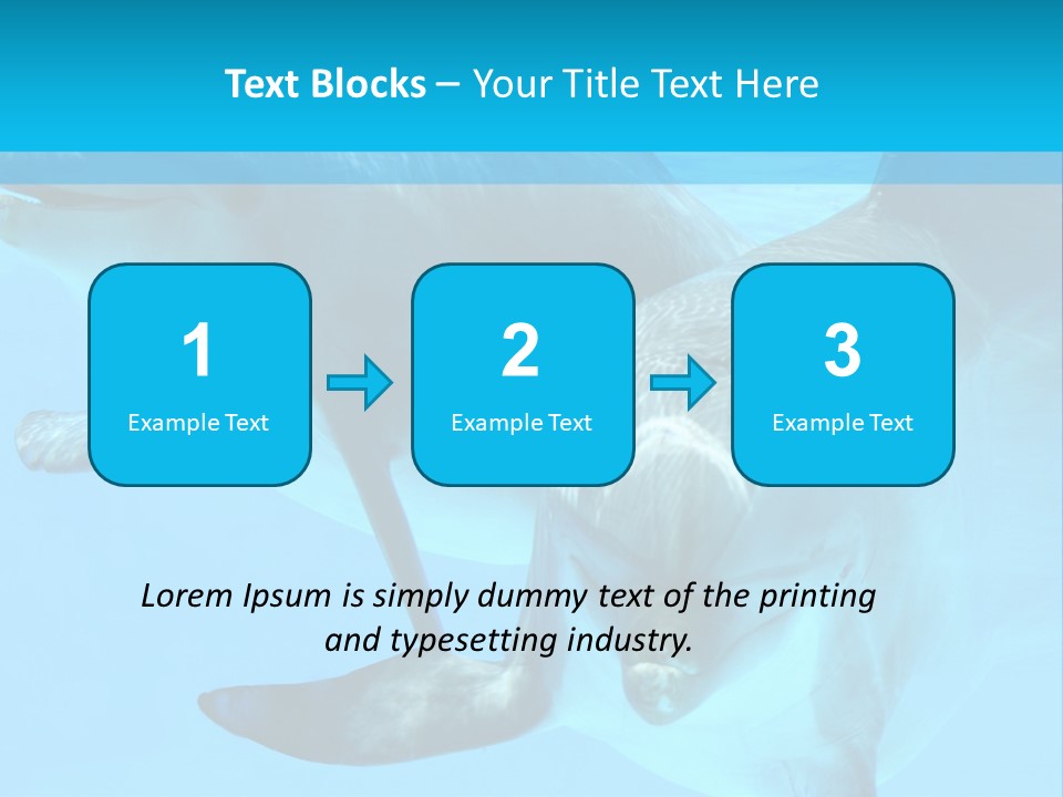 Underwater Beautiful Marine Life PowerPoint Template