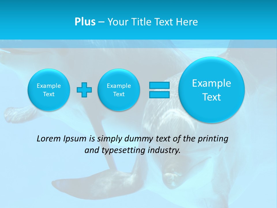 Underwater Beautiful Marine Life PowerPoint Template