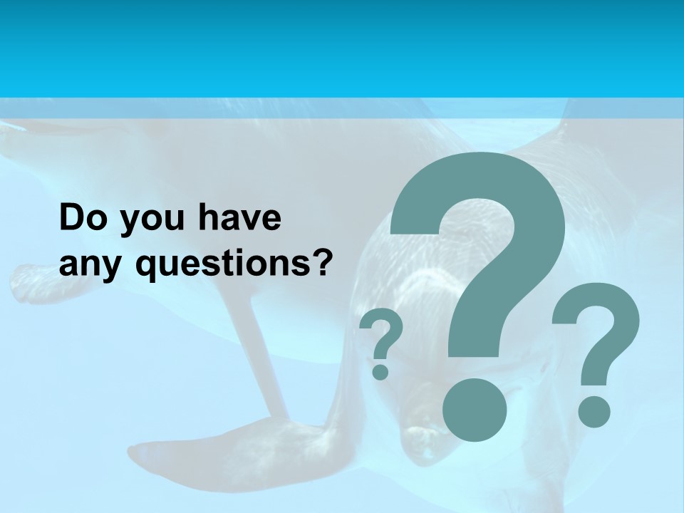 Underwater Beautiful Marine Life PowerPoint Template