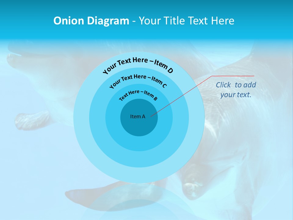 Togetherness Sealife Couple PowerPoint Template