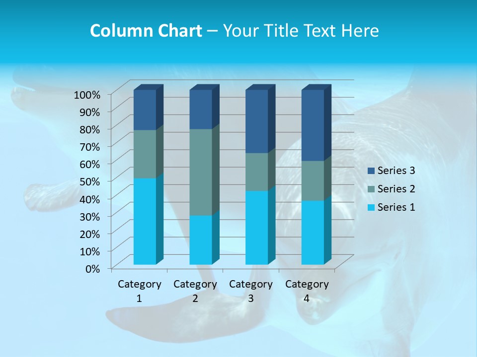 Togetherness Sealife Couple PowerPoint Template