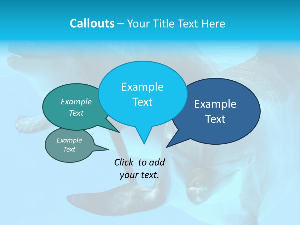 Togetherness Sealife Couple PowerPoint Template