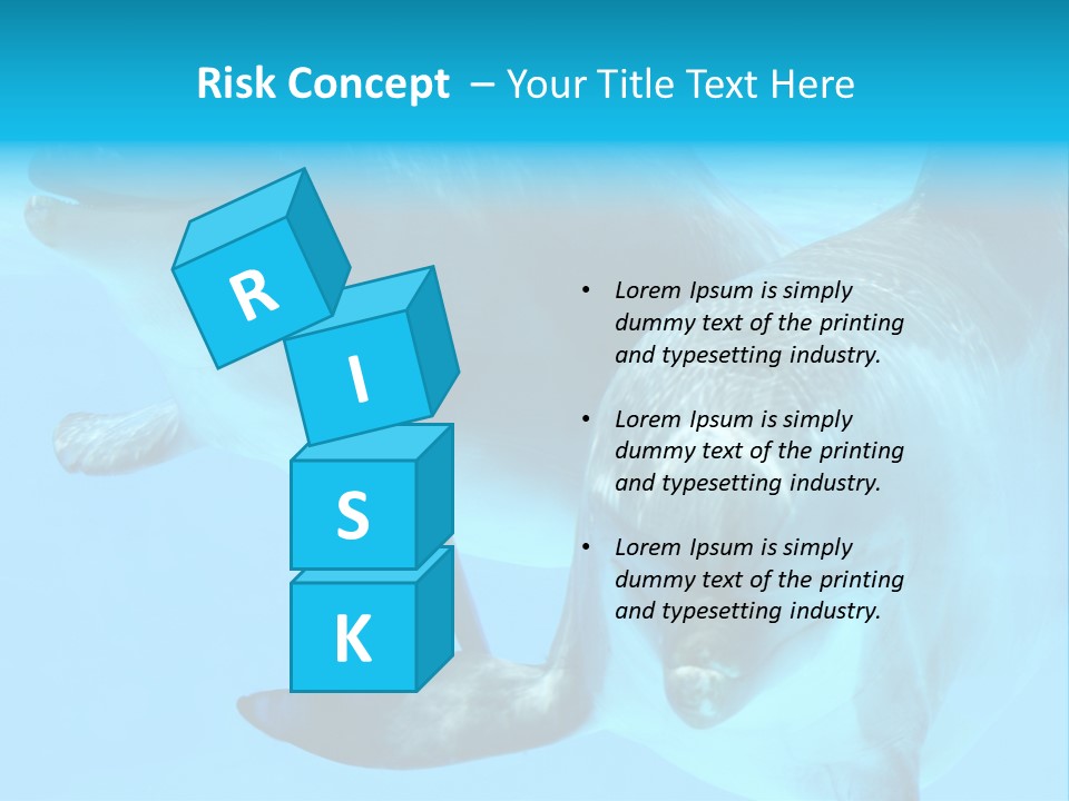 Togetherness Sealife Couple PowerPoint Template