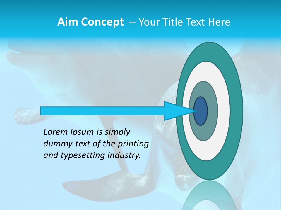 Togetherness Sealife Couple PowerPoint Template