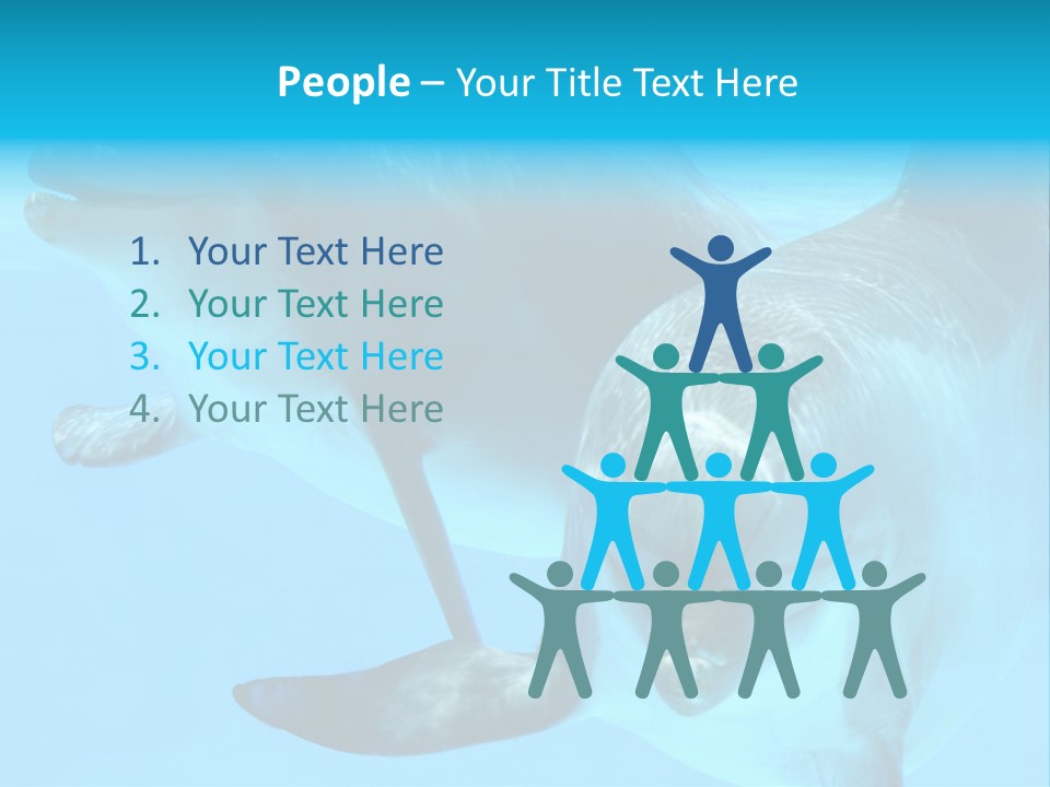 Togetherness Sealife Couple PowerPoint Template